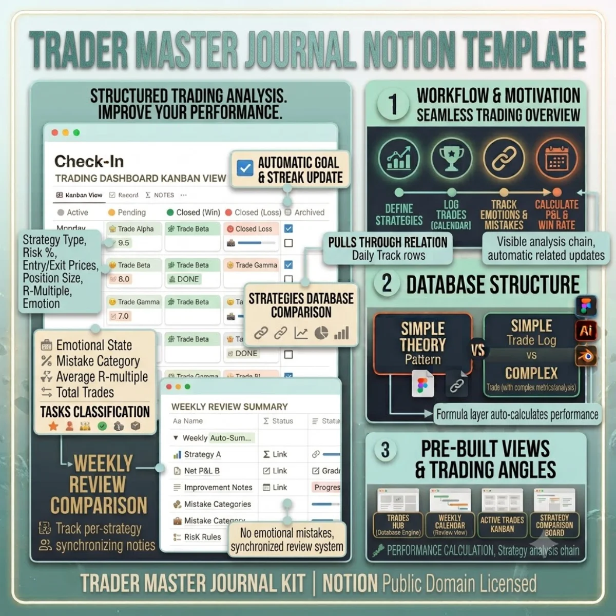 Trader Master Journal — Notion Templates